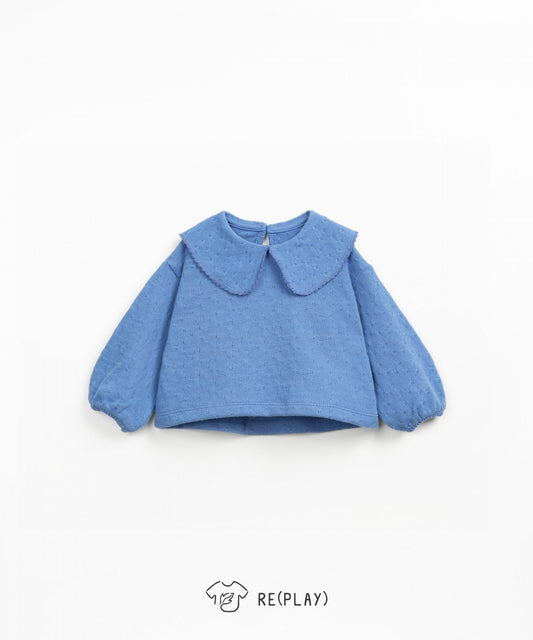 SUDADERA AZULÓN CUELLO