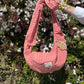 BANDOLERA MULTIPOSICIÓN VICHY FRESA