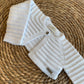 BOLERO RAYAS BLANCO CB