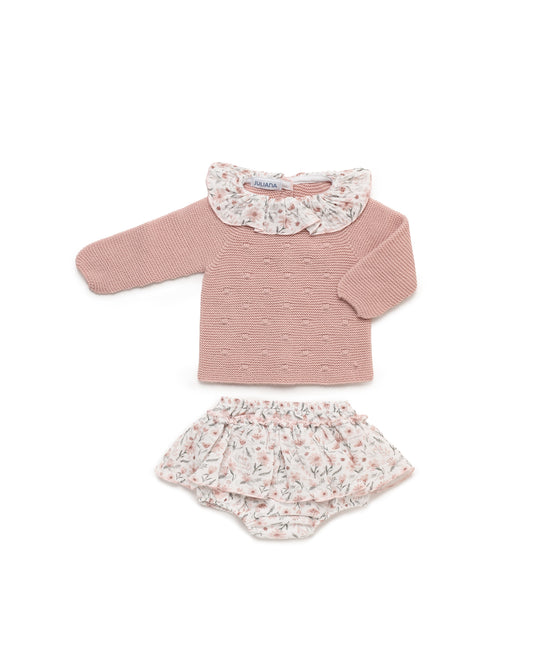 CONJUNTO ROSA FLORES