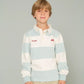 POLO RAYAS CELESTE