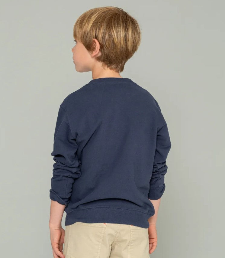 SUDADERA LOGO MARINO