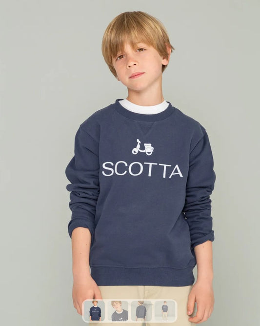 SUDADERA LOGO MARINO