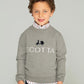 SUDADERA LOGO GRIS