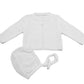CHAQUETA Y CAPOTA BLANCO